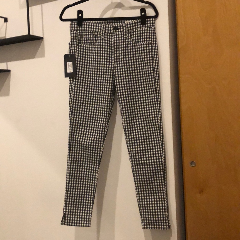 Rag and bone gingham pant NWT